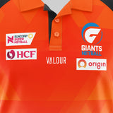 GIANTS Netball Replica Polo-Mens