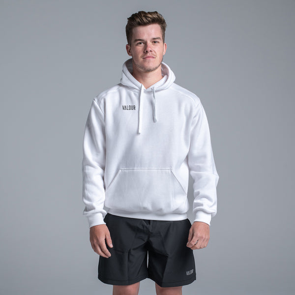 Valour White Hoodie