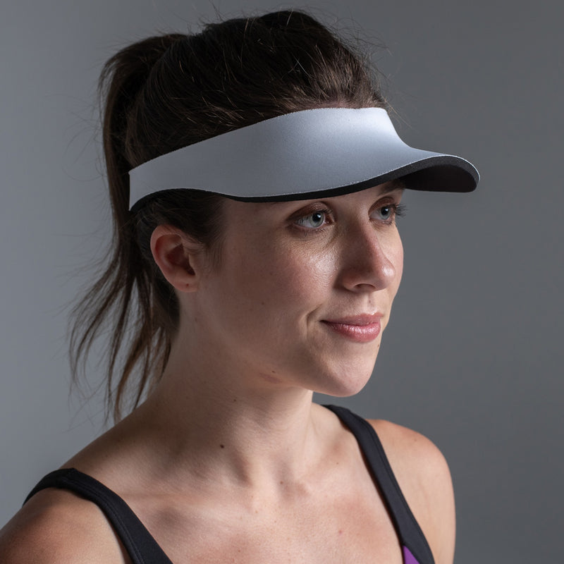 Valour White Neoprene Visor