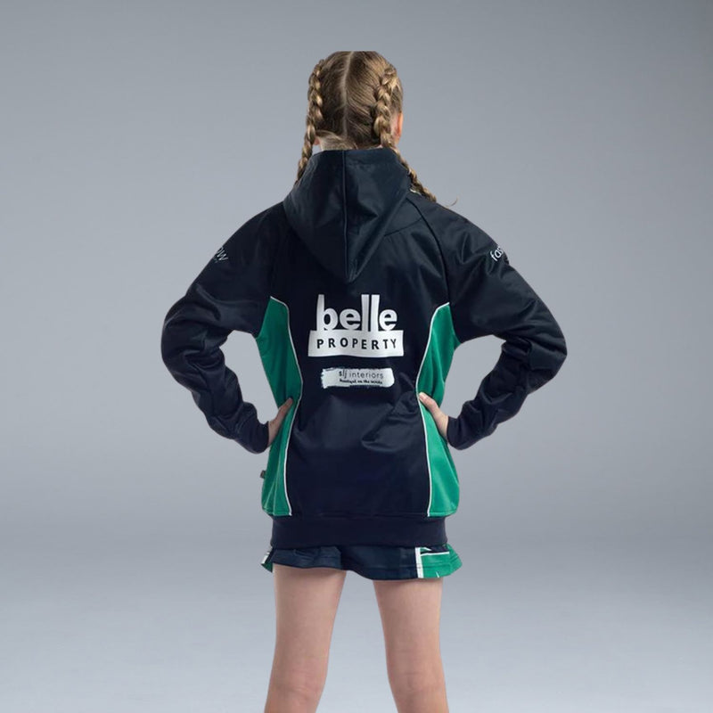 Old Gazelles Netball Club Zip Front Hoodie