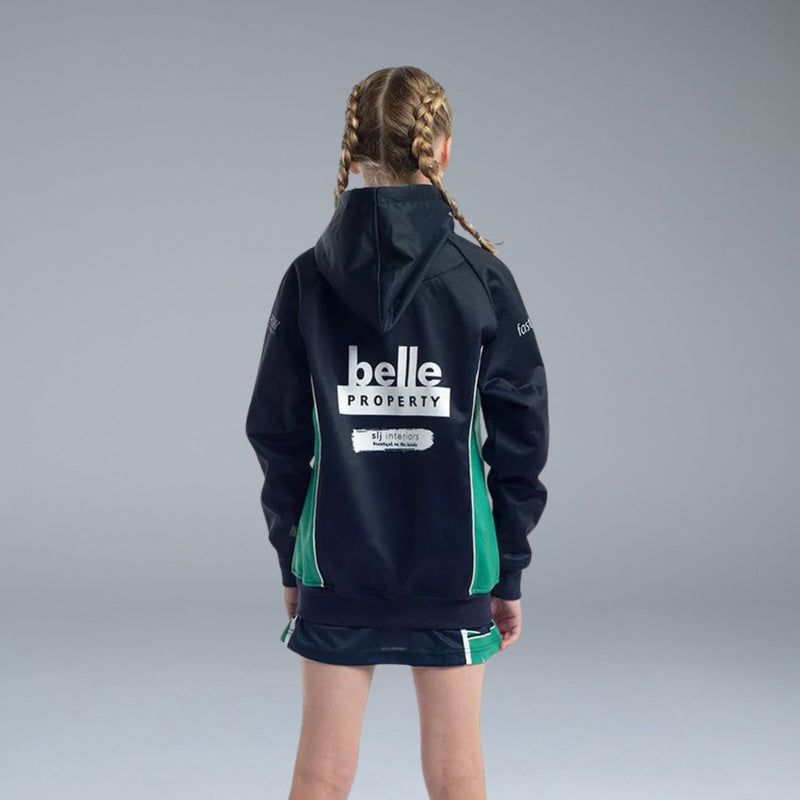 Old Gazelles Netball Club Zip Front Hoodie