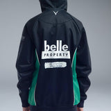 Old Gazelles Netball Club Zip Front Hoodie