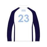 NSW All Schools Unisex Long Sleeve White Playing Polo