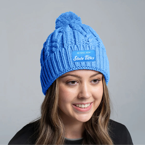 Netball NSW State Titles Cable Knit Beanie