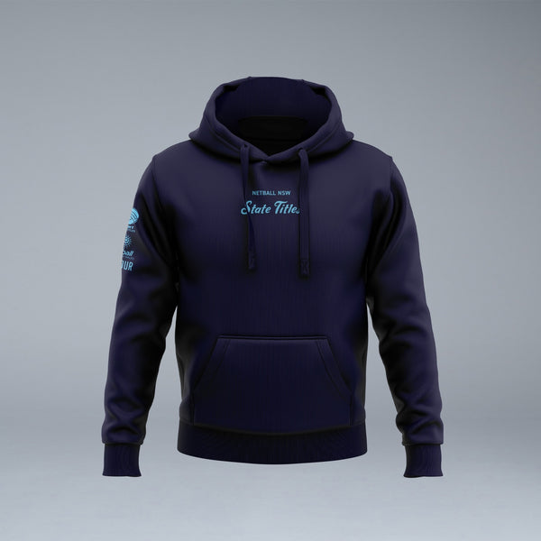 Netball NSW Puff Print Hoodie - Navy