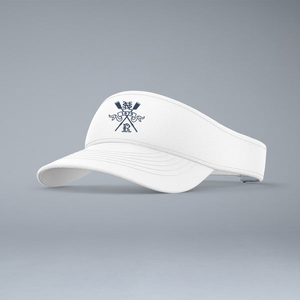 North Shore Rowing Club White Visor