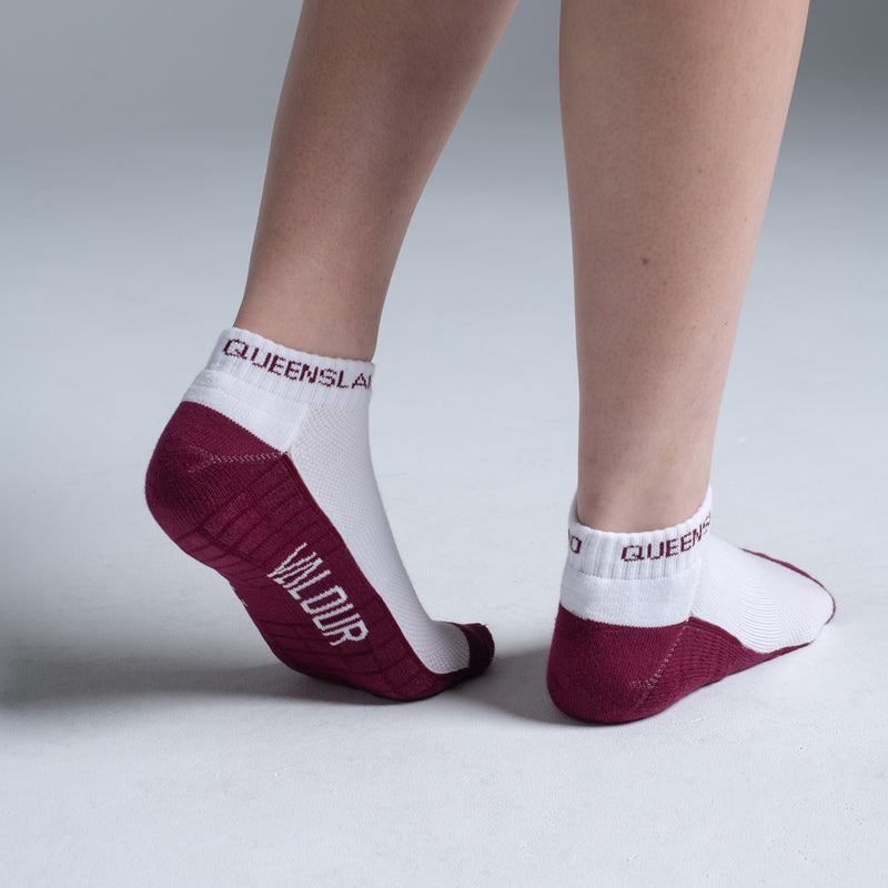 Netball QLD PED Socks